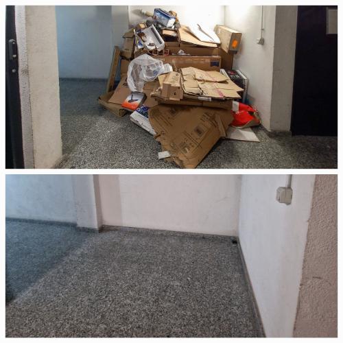 Retirada de escombros